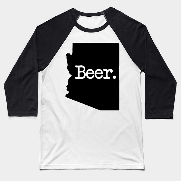 Arizona Beer AZ Baseball T-Shirt by mindofstate